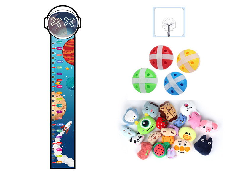 Sticky Balls Height Measure Kids Height Ruler(Astronaut)