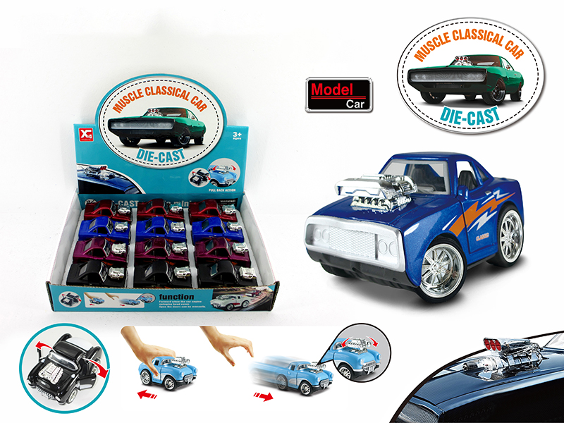 Pull Back  Alloy Car (Dodge) 24pcs