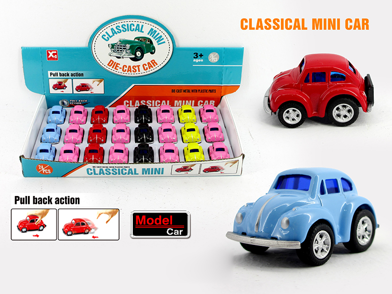 Pull Back Alloy Vintage Car(24PCS)