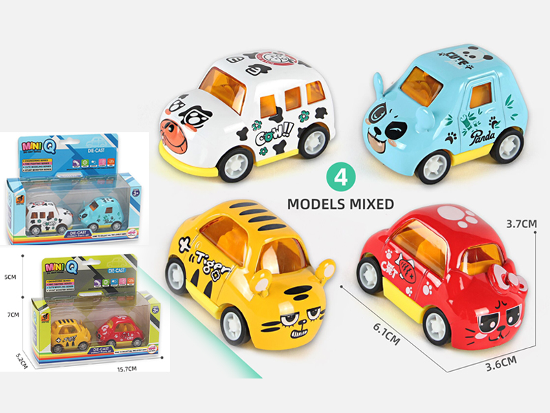 Alloy Pull Back Cartoon Car
