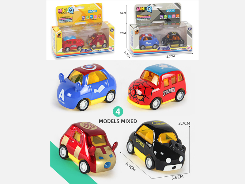 Alloy Pull Back Avenger Cartoon Car