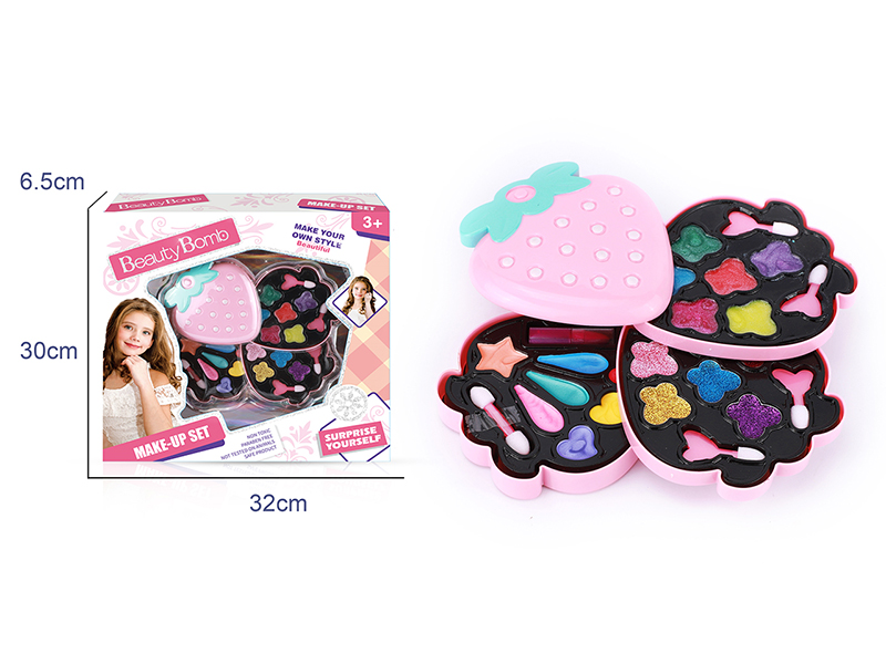 Strawberry Shape Kids Makeup Set
