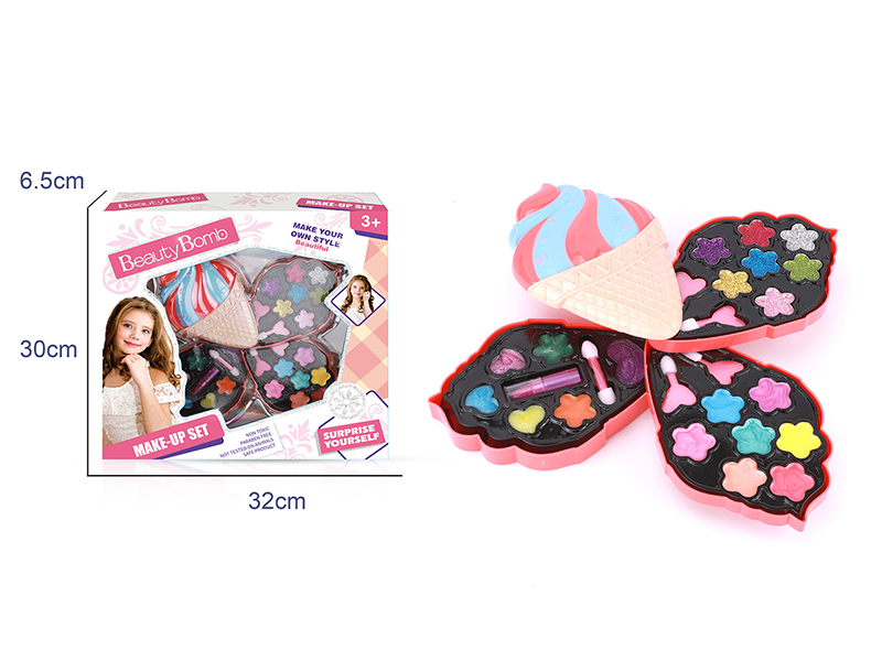 Ice Cream Shape Kids Makeup Set