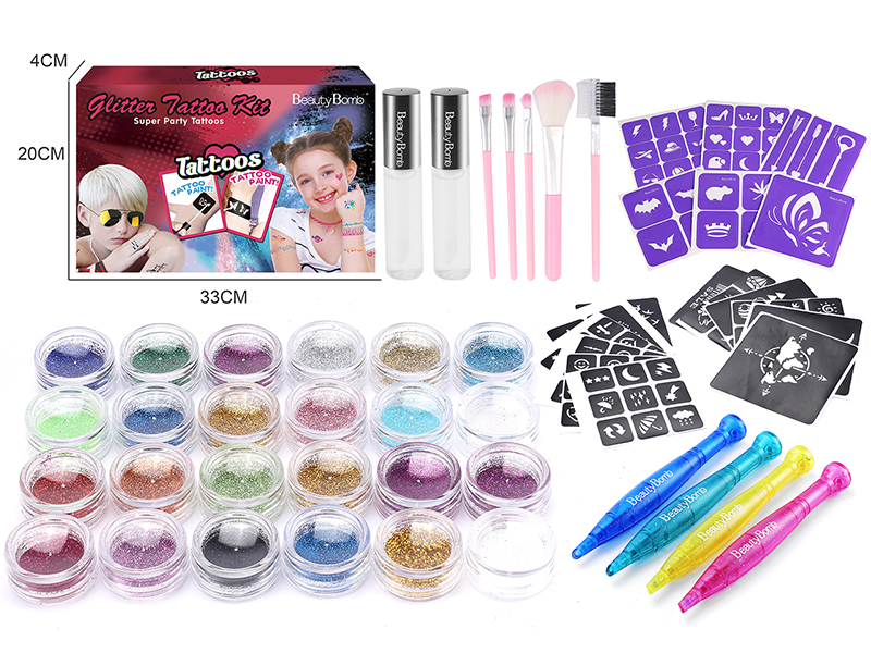 Kids Tattoo Set With Tattoo Pen