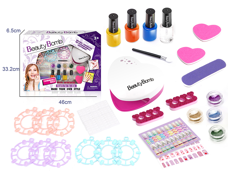Girls Nail Art Set With Electric Dryer