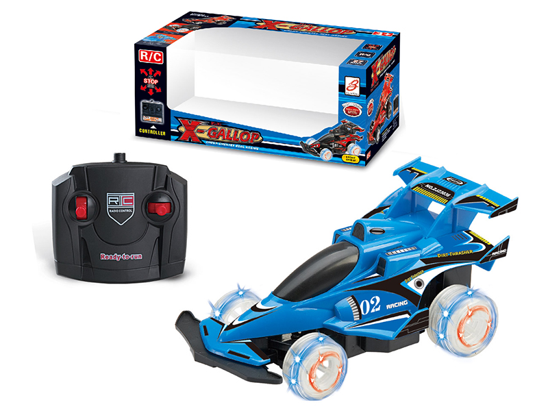 4-Channel Remote Control Car With Light(3 Colors)Not Included Battery