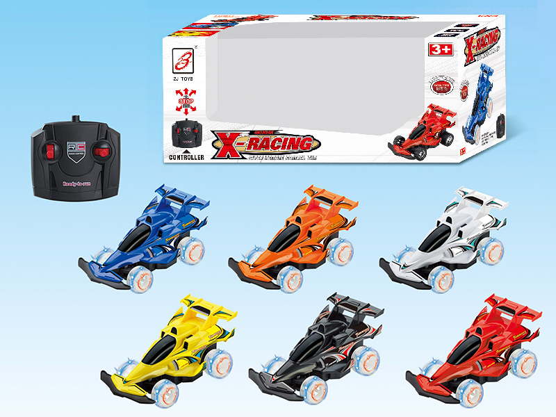 4-Channel Remote Control Car With Light(6 Colors)Not Included Battery