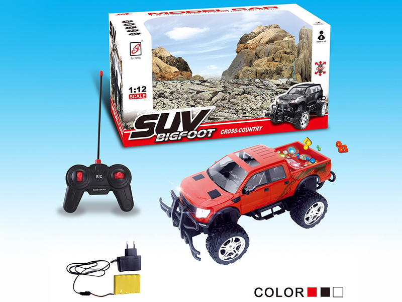 1:12 4-Channel Remote Control Bigfoot Cross Country Car With Lights And Music(Included Battery)