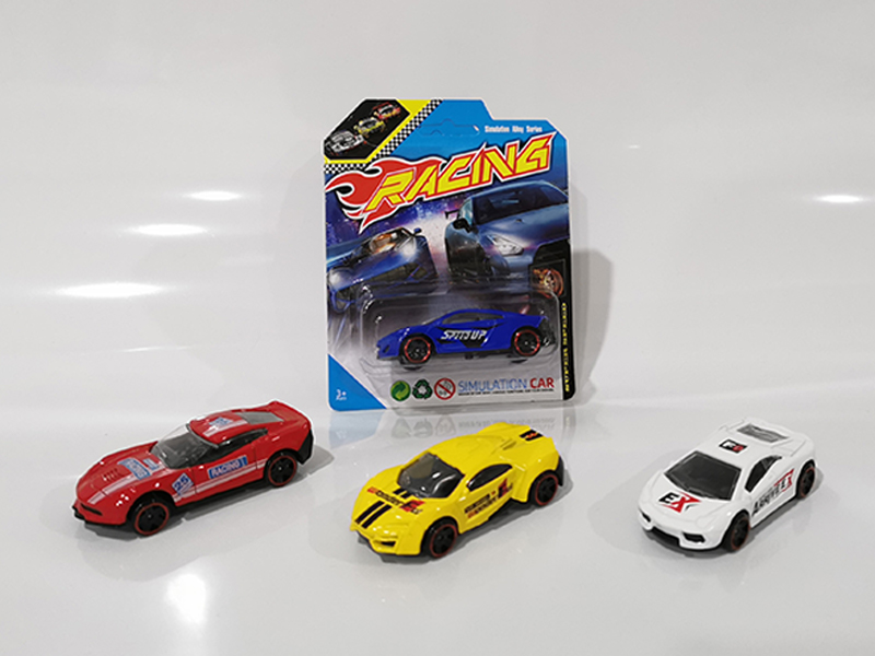 Alloy Pull Back Racing Car Set