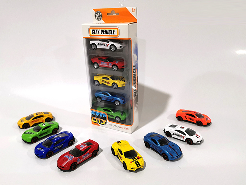 5PCS Alloy Pull Back Racing Car Set