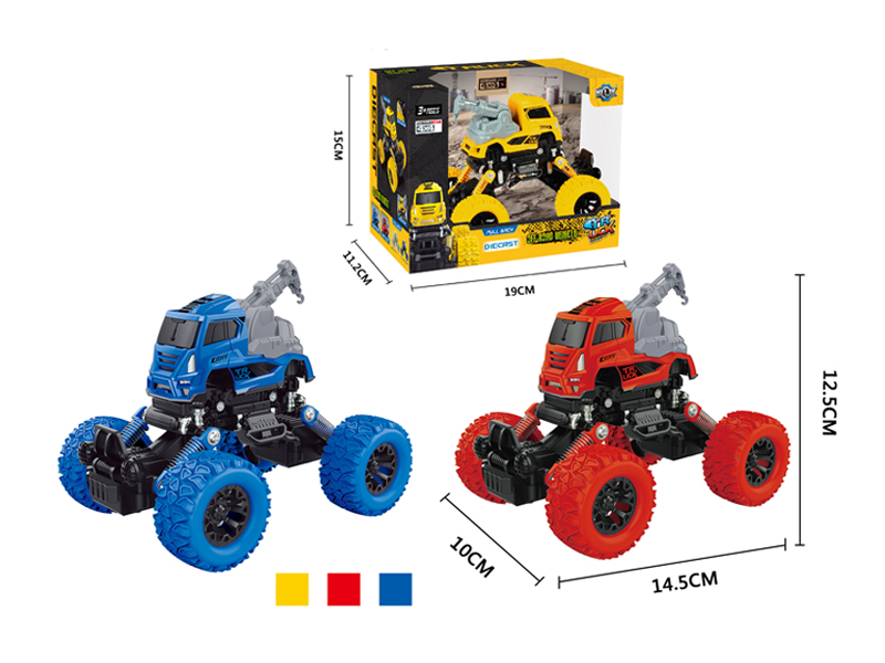 4Wd Pull Back Alloy Alloy Climbing Engineering Vehicle