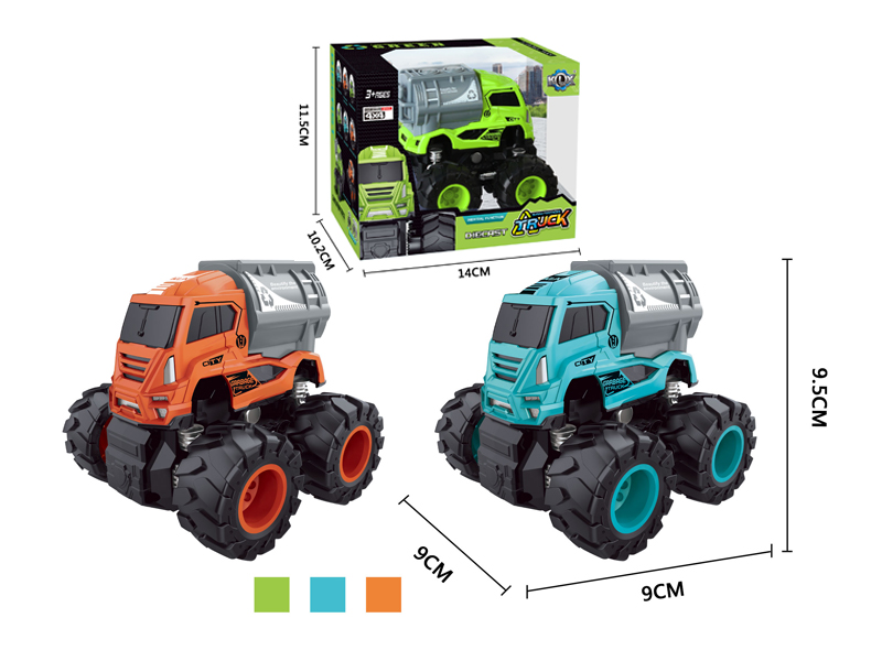 4Wd Friction  Alloy Sanitation Vehicle