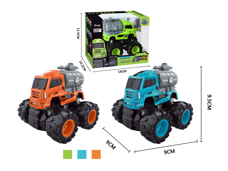 4Wd Friction  Alloy Sanitation Vehicle
