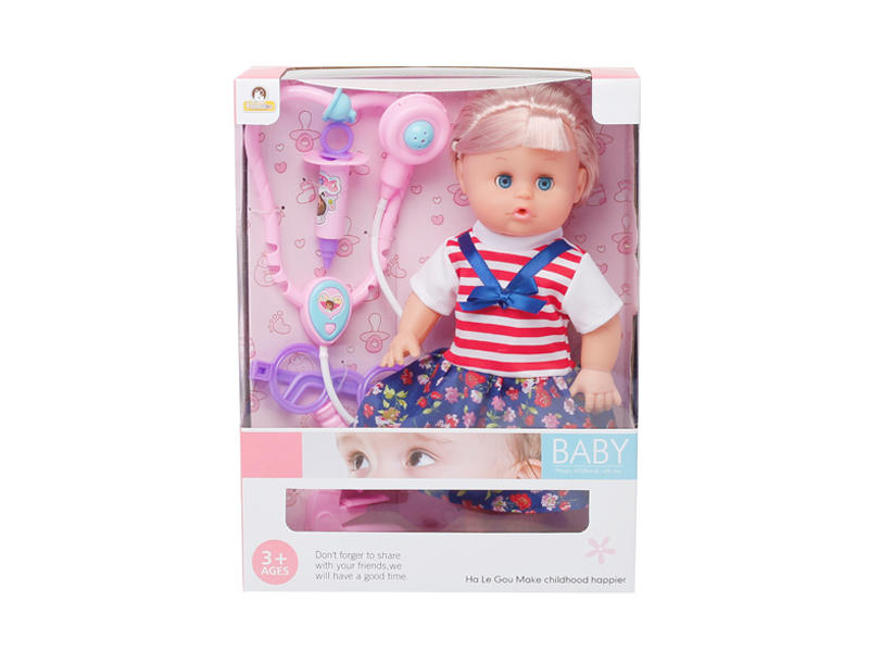 12 Inch Doll+Medical Toys Set
