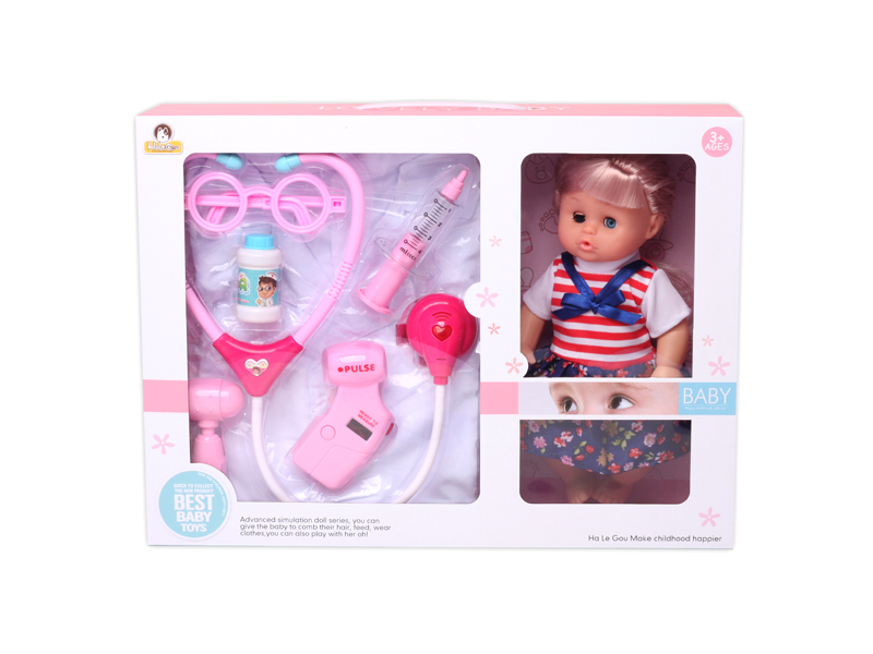 12 Inch Doll+Ic Medical Toys With Light+Clothing