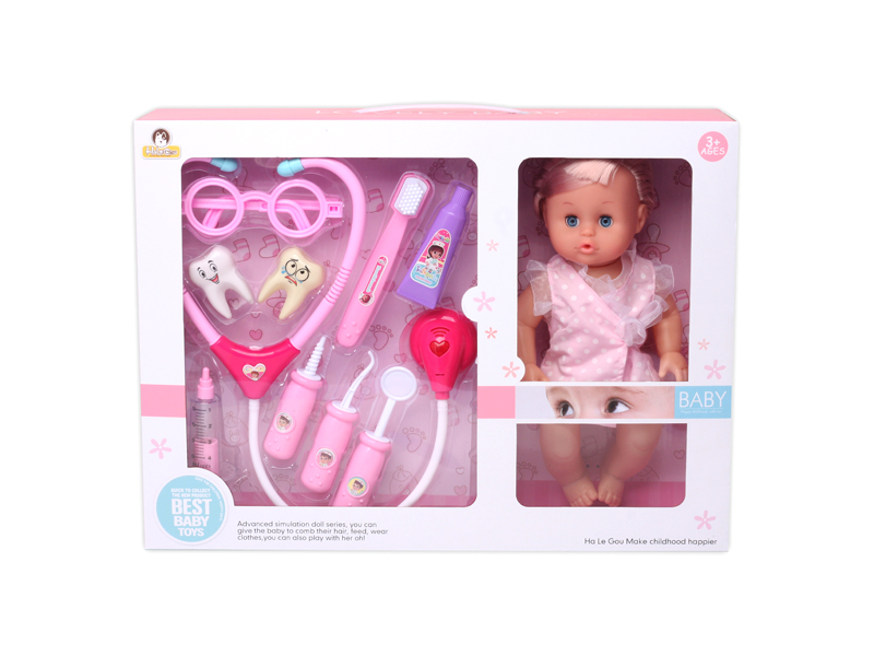 12 Inch Doll+Dentist Toys