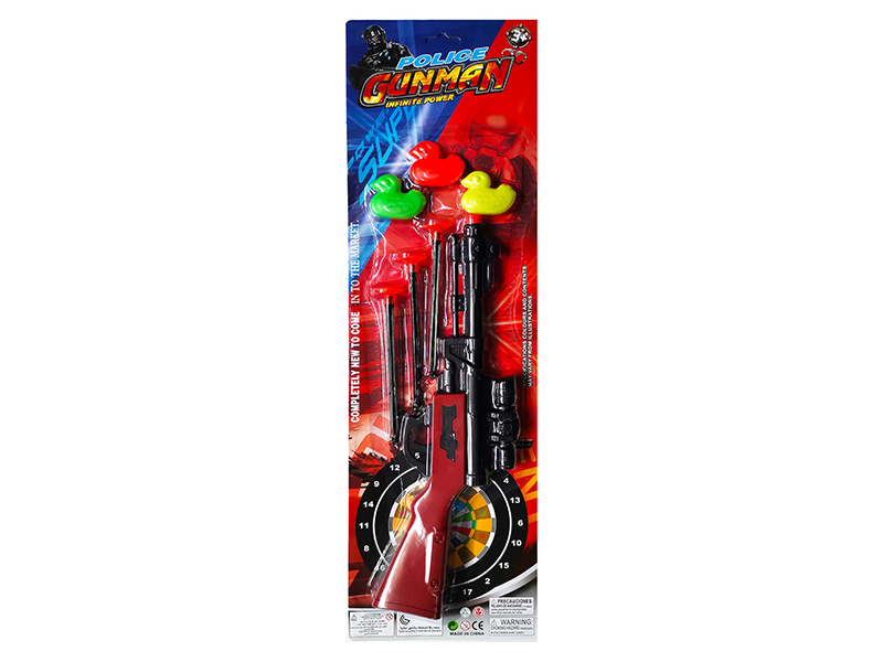 Soft Bullet Gun With 3 Duck