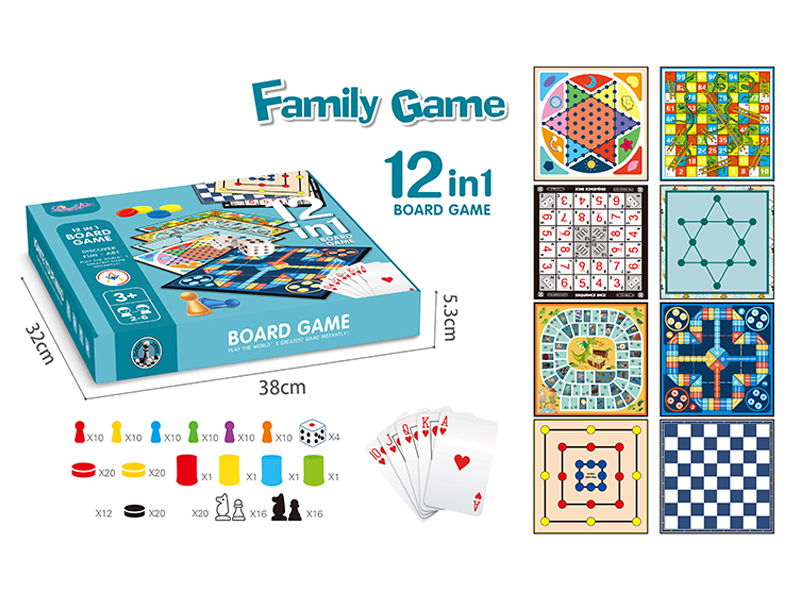 12 In 1 Chess Set