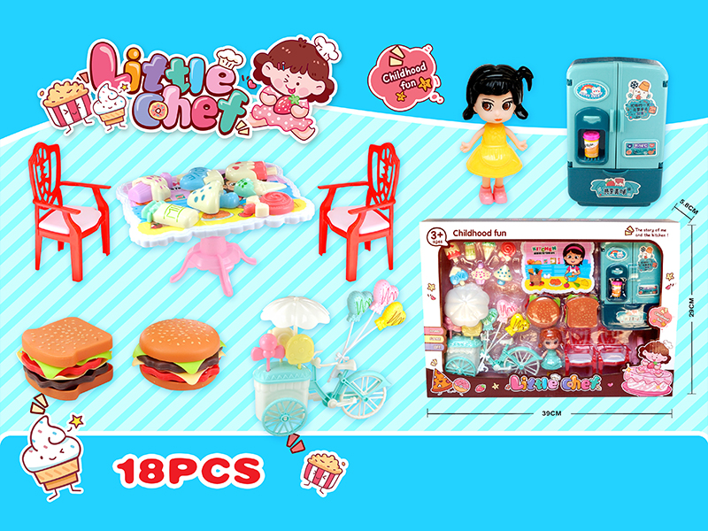 18PCS Tableware Toy Set