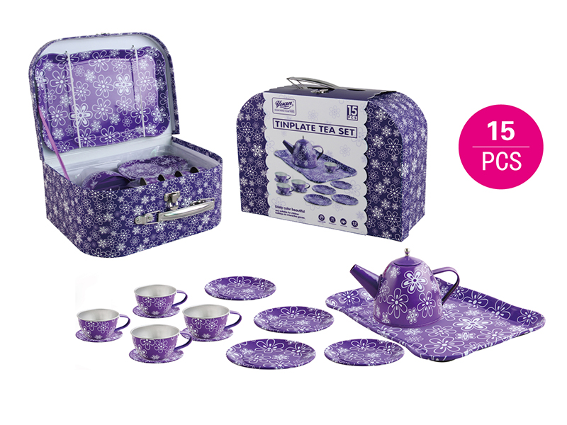 Tinplate Tea Set 15PCS