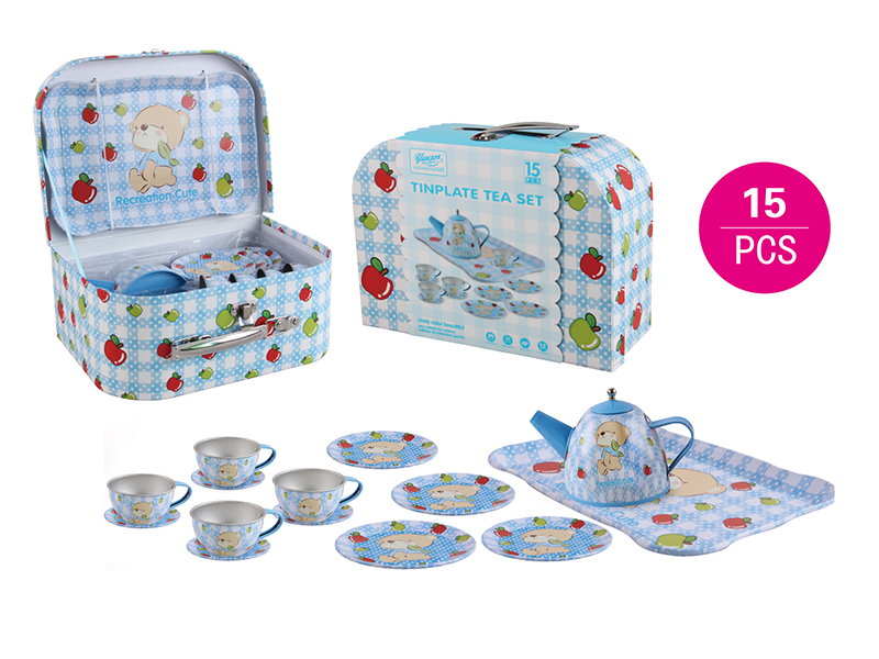 Tinplate Tea Set 15PCS