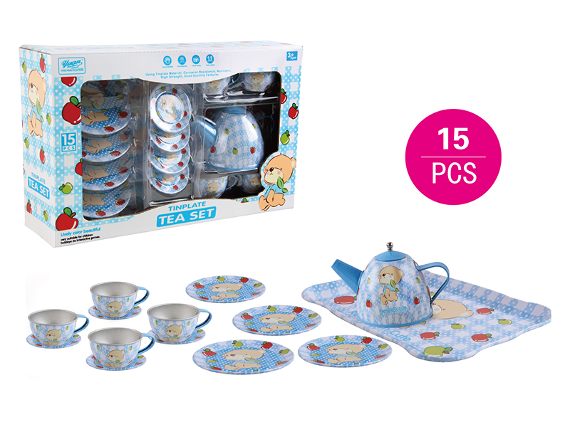 Tinplate Tea Set 15PCS