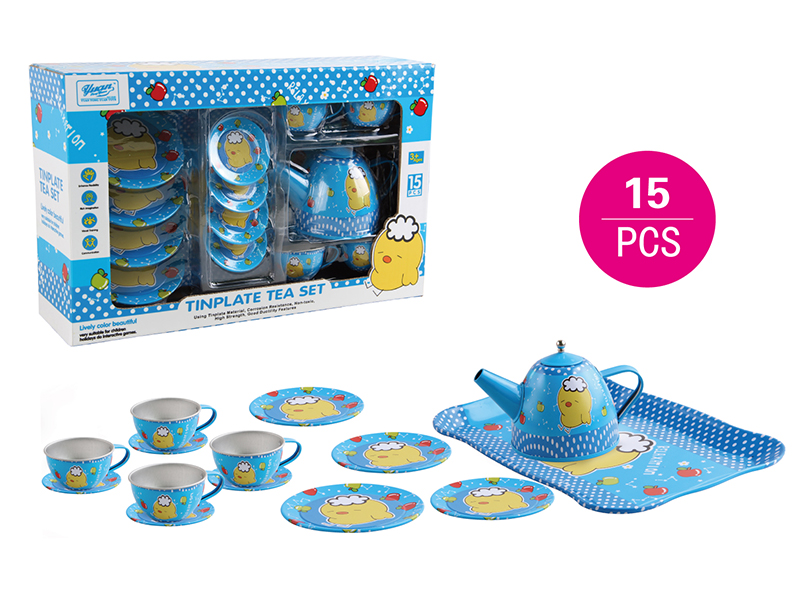 Tinplate Tea Set 15PCS