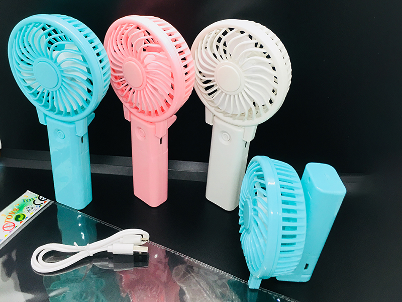 Folding Mini Fan With USB(Three-Color Mixed)