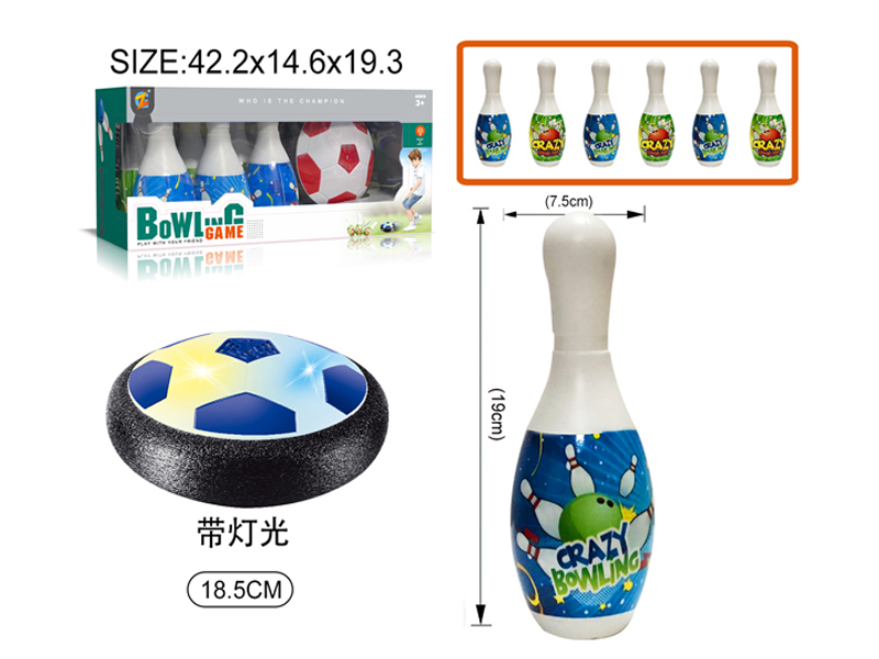 Hover Ball With Light +6 Bottles With Light