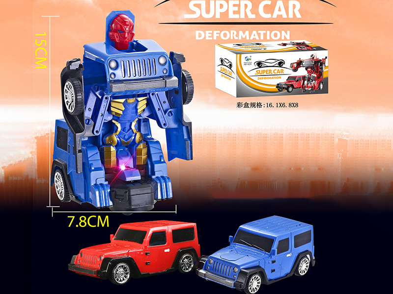 B/O Go And Bump Deformation Car(Wrangler)