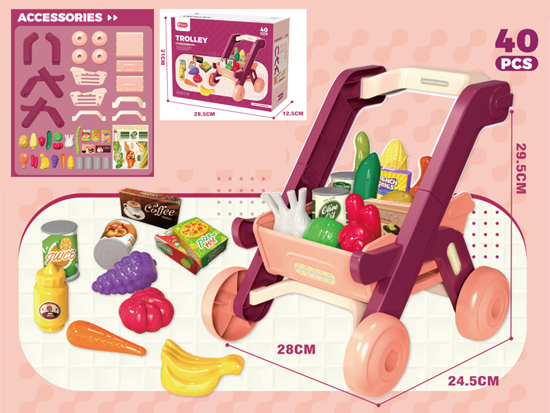 40PCS Shopping Cart