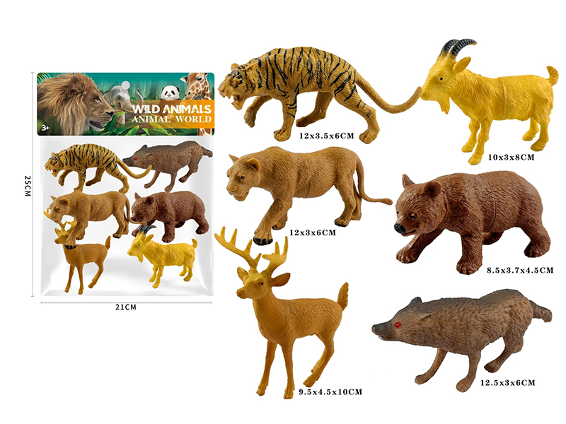 Wild Animals 6pcs