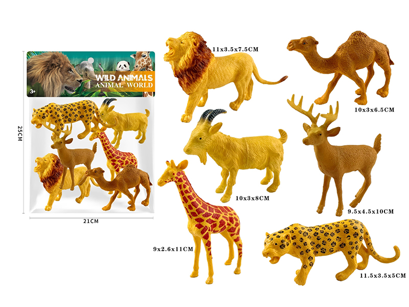 Wild Animals 6pcs