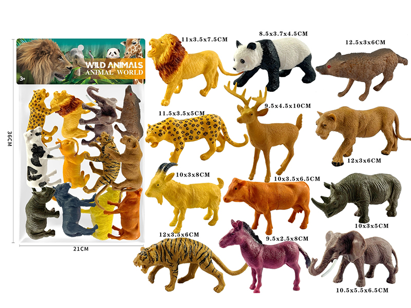 Wild Animals 12pcs