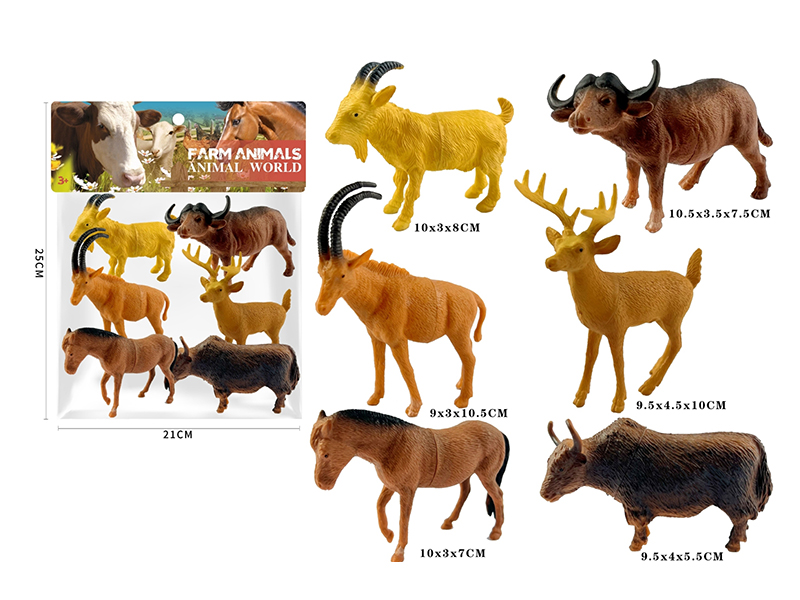 Farm Animals 6pcs
