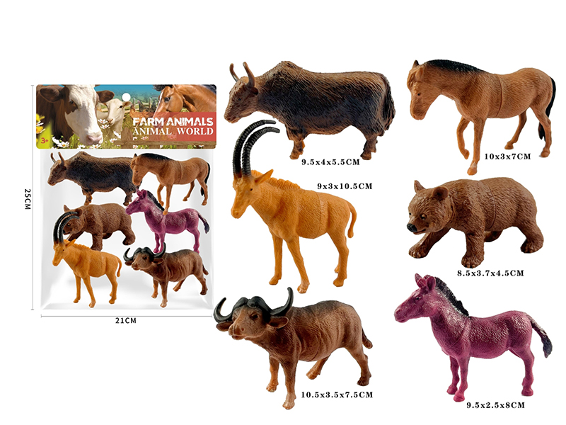 Farm Animals 6pcs