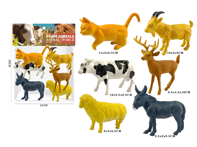 Farm Animals 6pcs