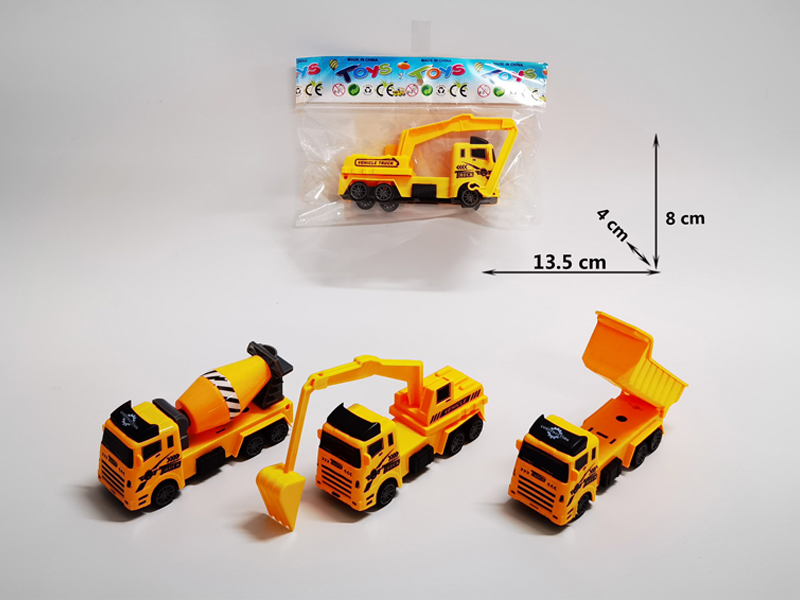 Pull Back Engineering Vehicle