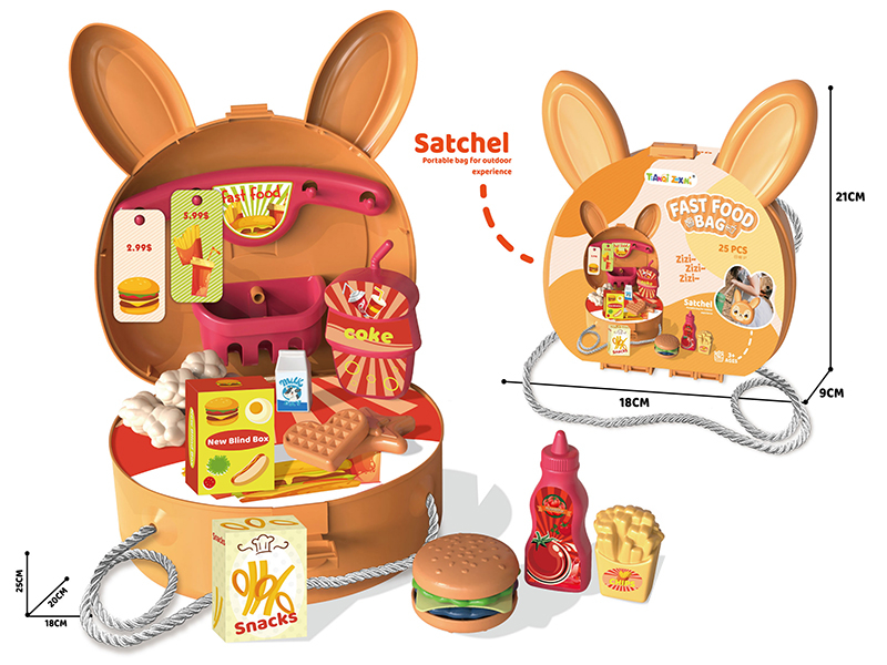 Fast Food Shoulder Bag 25pcs