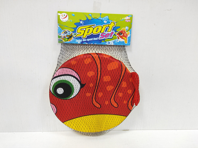 Animal Sponge Frisbee - Red Fish