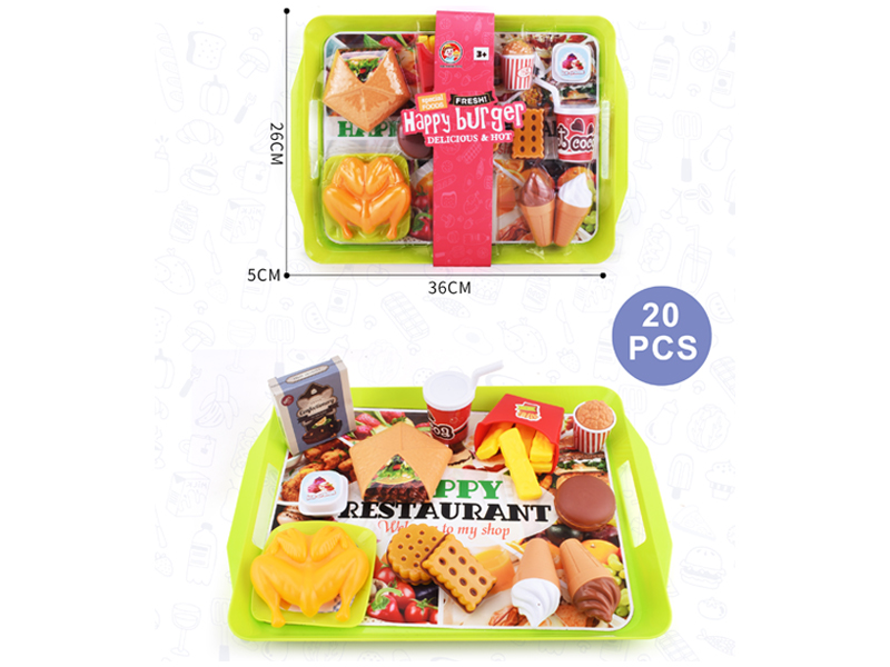 20PCS Dessert Tray Toy Set