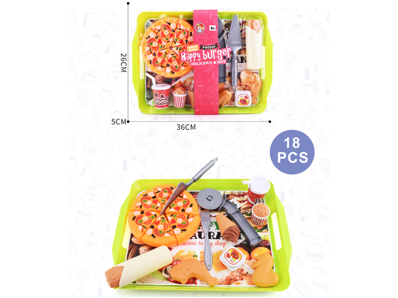 18PCS Cuttable Pizza Toy Set