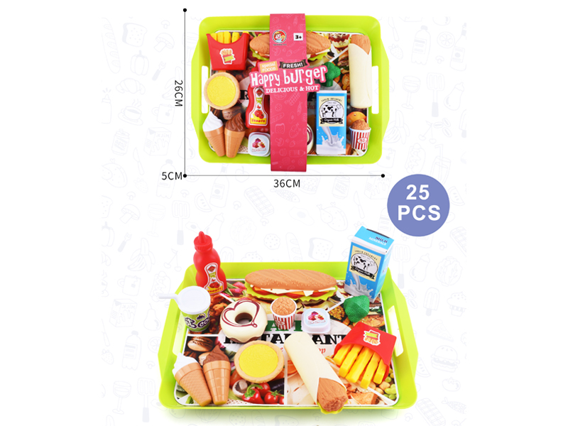 25PCS Hamburg Toy Set