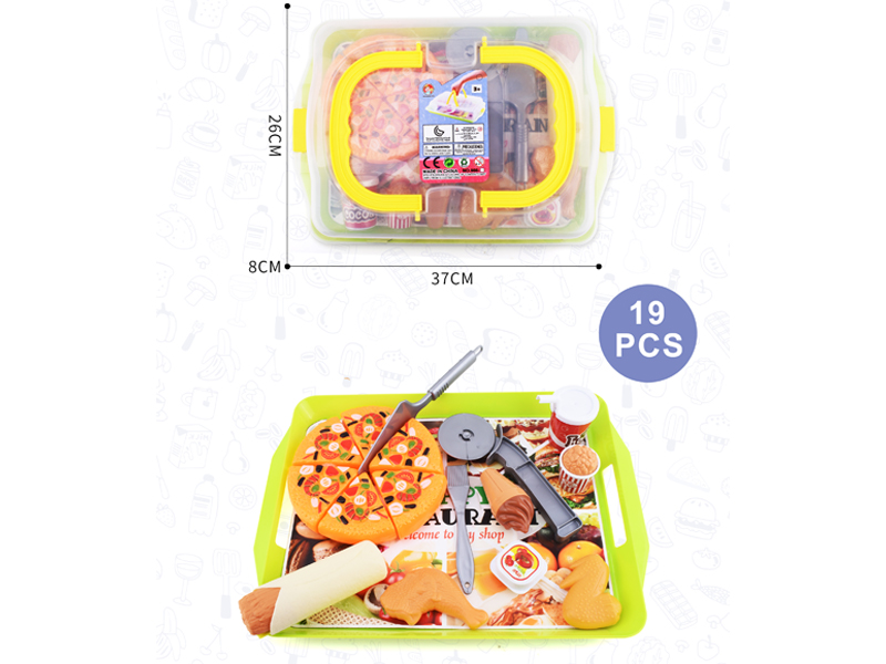 19PCS Cuttable Pizza Toy Set
