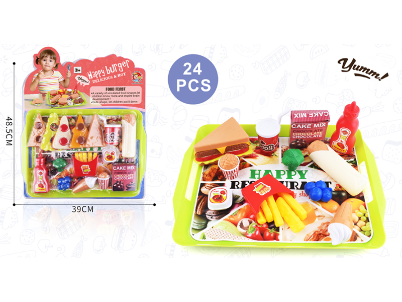 24PCS  Hamburger Sandwich Toy Set