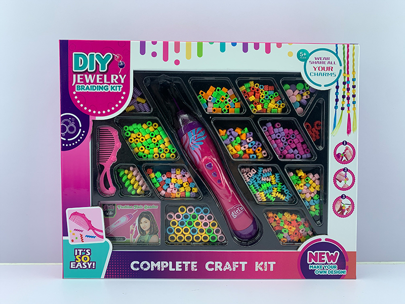 DIY Hair Knitting