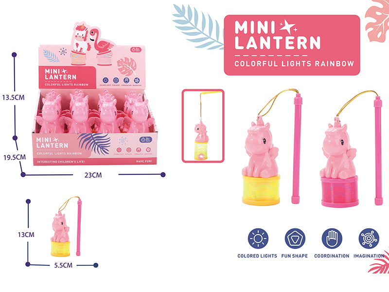 Unicorn Lantern Rainbow Springs 12pcs