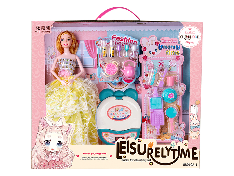 31cm Fashion Doll Kitchen Set
