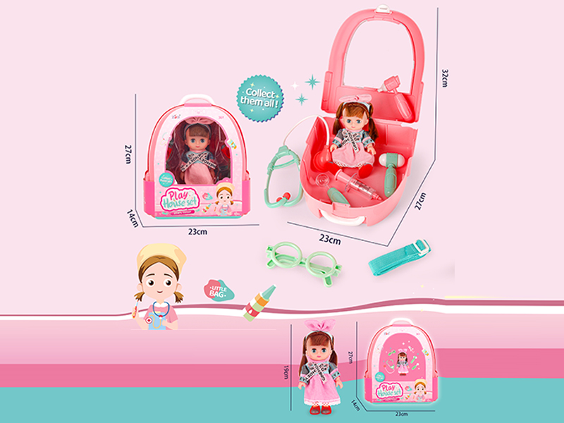 Doctor Toy Set Doll Backpack