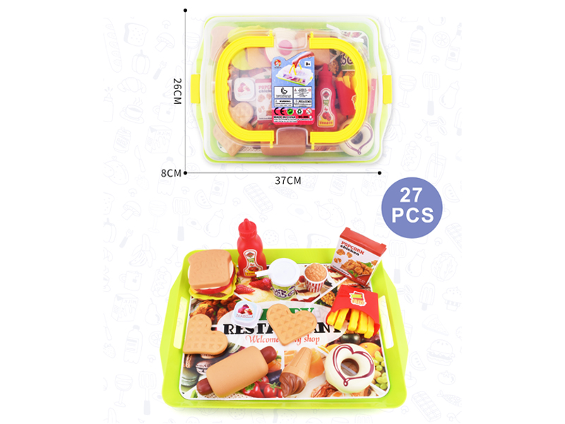 27PCS Multifunctional Hamburg Toy Set